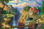 KS Puzzle 500 Parça House On The Cliff thumbnail 2