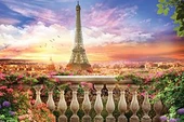 KS Puzzle 500 Parça Sunset İn Eiffel Eyfel'de Günbatımı thumbnail 2