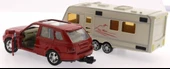 Kırmızı Metal Araçlı Karavan Mk1021 thumbnail 3