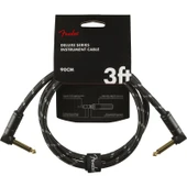 Fender Deluxe L/L Uçlu 90cm Siyah Tweed Patch Kablosu thumbnail 1
