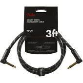 Fender Deluxe L/L Uçlu 90cm Siyah Tweed Patch Kablosu thumbnail 2