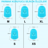 Parmak Koruyucu Silikon 5 Adet thumbnail 2