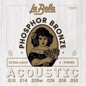 La Bella 7GPT Akustik Gitar Teli (10-50) thumbnail 2