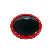 REMO PRACTICE PAD AMBASSADOR EBONY 8 inç Kırmızı thumbnail 1