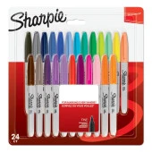 Sharpie Fine Permanent Markör 24lü Karışık Renk Ücretsiz Kargo thumbnail 2