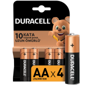 Duracell Lr6/Mn1500 Aa Kalem Pil 4Lü thumbnail 1