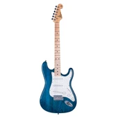 SX Stratocaster Elektro Gitar (Trans Blue) thumbnail 2