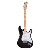 SX Stratocaster Elektro Gitar (Trans Black) thumbnail 1