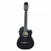 ashton CG44CEQ BK Elektro klasik gitar thumbnail 1