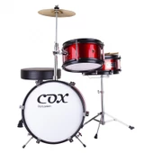 Cox Junior (Kırmızı) Çocuk Baterisi thumbnail 1