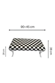 DTM HOME Dama Desenli Bench Puf thumbnail 3