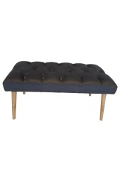 DTM HOME Siyah  Capitone Bench Puf thumbnail 1