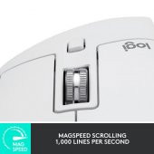 Logitech Mx Master 3S Kablosuz Mouse - Beyaz thumbnail 5