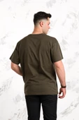 OVERSİZE ÖNÜ BASKILI PAMUKLU BASİC ERKEK PENYE T-SHİRT thumbnail 10