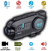 SCS S11 KAMERALI BLUETOOTH VE INTERCOM thumbnail 1