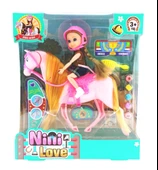 Nini Love Binici Bebek Pembe At thumbnail 2