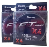 Okuma Ft-*4 Braided Line 300 mt Grey Örgü İp thumbnail 2