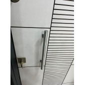 11593B Çelik Kapı, Beyaz Desenli Çelik Kapı Modelleri Sağ Açılım Çelik Kapı thumbnail 2