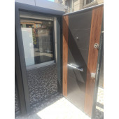11450 Çelik Kapı, Antrasit Statik Çelik Kapı Modelleri Sol Açılım Çelik Kapı thumbnail 1