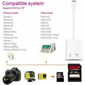 START NK-1022 İPHONE LIGHTING=>SD KAMERA,MICRO SD thumbnail 4