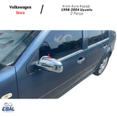 VW Bora Krom Ayna Kapağı 2 Parça 1998-2004 P. Çelik thumbnail 2