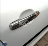 Peugeot 307 Krom Kapı Kolu 4 Kapı 2001  Üzeri  Paslanmaz Çelik thumbnail 2