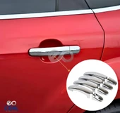Ford Focus 2 Krom 4 Kapı Kolu 2005-2011  Paslanmaz Çelik thumbnail 1