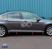 VW  Passat B8 Krom Yan Kapı Çıtası 8 Parça 2015 Üzeri P.Çelik thumbnail 2