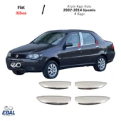 Fiat Albea Krom Kapı Kolu 4 Kapı 2002-2014 Paslanmaz Çelik thumbnail 1