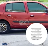 Renault Clio 2 Symbol Krom Kapı Kolu 4 Kapı 1999-2009 P. Çelik thumbnail 1