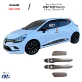 Renault Clio 4 Hb Krom Kapı Kolu 4 Kapı 2012-2018 P.Çelik (sensörlü) thumbnail 1