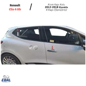 Renault Clio 4 Hb Krom Kapı Kolu 4 Kapı 2012-2018 P.Çelik (sensörlü) thumbnail 2