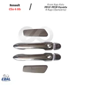 Renault Clio 4 Hb Krom Kapı Kolu 4 Kapı 2012-2018 P.Çelik (sensörlü) thumbnail 4