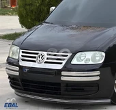 VW Caddy Krom Ön Panjur 1 prç. 2004 Üzeri P. Çelik Formlu thumbnail 3