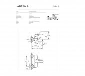 Artema Solid S Banyo Duş Bataryası A42444 thumbnail 2