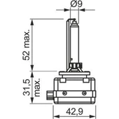 Bosch Xenon White D1S Zenon Ampul 6000K thumbnail 4