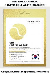 DERMAL Gold Flash Foil Göz Maskesi 4 gr thumbnail 1