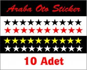 yıldız oto sticer 10 adet thumbnail 3