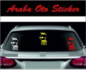 Arabada Bebek Var Oto Sticker thumbnail 2