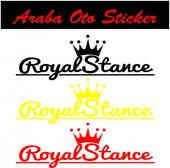 Royal Stance Oto Sticker Araba Sticker thumbnail 2