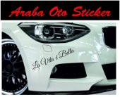 La vita e Bella Araba Sticker Oto Sticker 2 Adet thumbnail 3