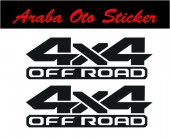 4x4 Off Road Sticker Oto Sticker (2 Adet) thumbnail 1