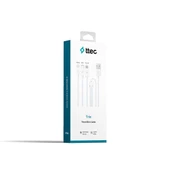 Ttec Trio Şarj Kablosu Type-C,Lightning,Micro USB  120cm Beyaz - 2DK7521 thumbnail 3