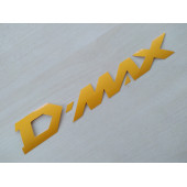 D-MAX YAZISI SARI 19x3cm (TANE FİYATI) ISUZU D-MAX ETİKETİ, D-MAX ÇIKARTMASI, D-MAX ARMASI thumbnail 1