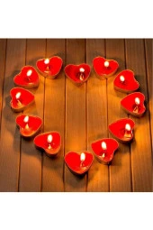 Mum Tea lights  8ad KALP Şekilli thumbnail 4