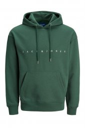JACK JONES Erkek Kapüşonlu Sweatshirt 12176864 thumbnail 3