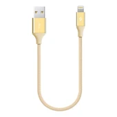 Ttec AlumiCable Mini 30 cm Lightning Şarj Kablo Altın - 2DK28A thumbnail 2