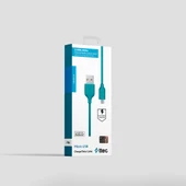 Ttec Micro USB Kablosu 120cm Turkuaz 2DK7530TZ thumbnail 3