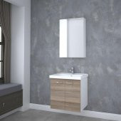 Denko Terra 60 cm MDF Banyo Dolabı Takımı thumbnail 1