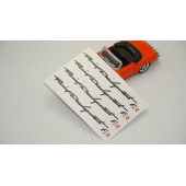 Seat FR Kapı Açma Kolu Racing Devolopment Sticker Seti thumbnail 4